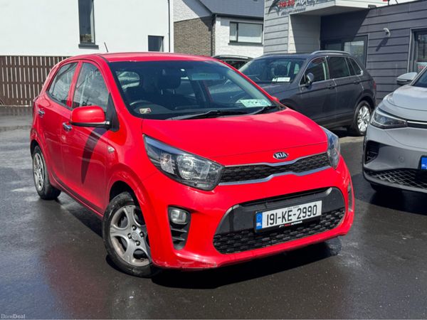 Kia Picanto Hatchback, Petrol, 2019, Red
