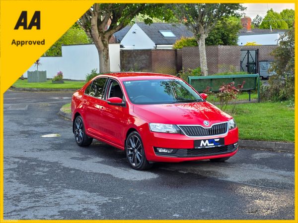 Skoda Rapid Saloon, Petrol, 2018, Red
