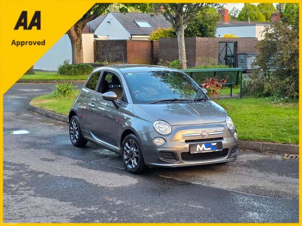 Fiat 500 Hatchback, Petrol, 2014, Grey