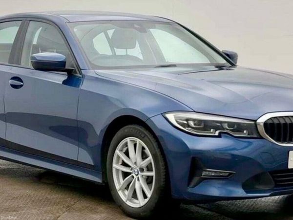BMW 3-Series Saloon, Diesel Hybrid, 2020, Blue