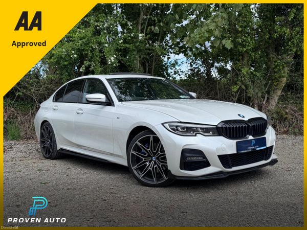 BMW 3-Series Saloon, Petrol Plug-in Hybrid, 2019, White