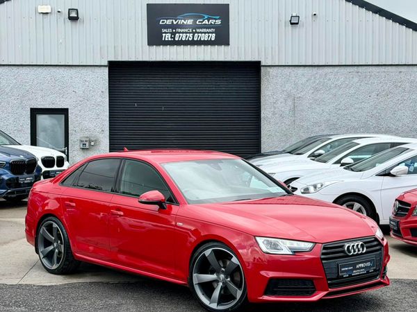 Audi A4 Saloon, Diesel, 2017, Red
