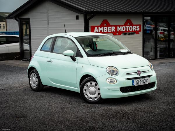 Fiat 500 Hatchback, Petrol, 2019, Green