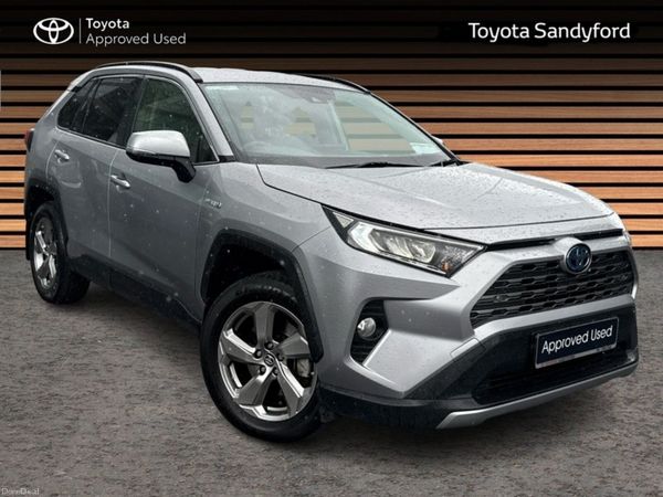 Toyota RAV4 SUV, Petrol Hybrid, 2021, Silver