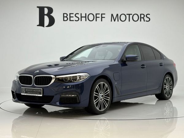 BMW 5-Series Saloon, Petrol Plug-in Hybrid, 2019, Blue
