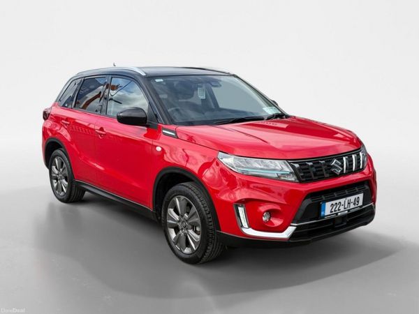 Suzuki Vitara SUV, Petrol Hybrid, 2022, Red