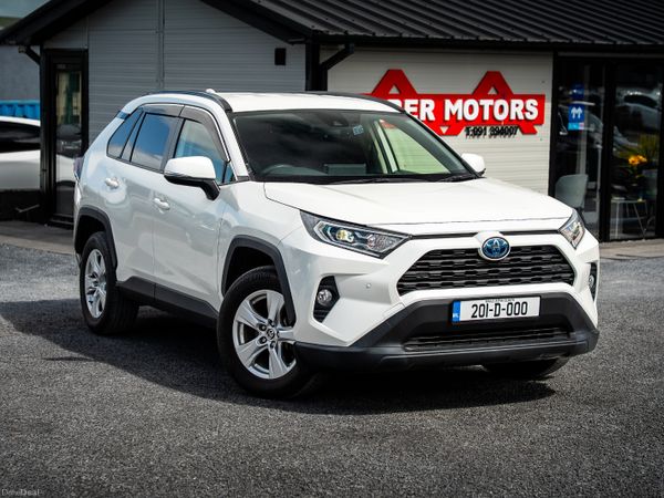 Toyota RAV4 SUV, Petrol Hybrid, 2020, White