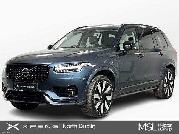 Volvo XC90 SUV, Petrol Plug-in Hybrid, 2024, Blue