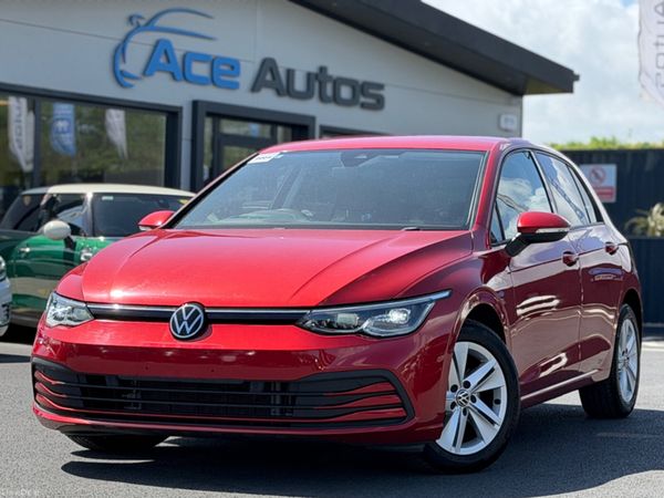Volkswagen Golf Hatchback, Petrol Hybrid, 2021, Red