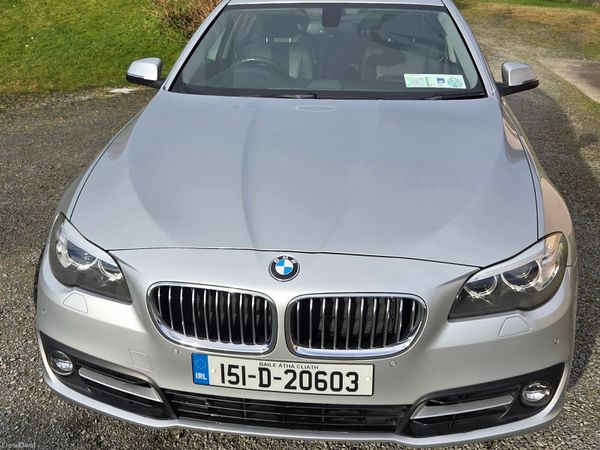 BMW 5-Series Saloon, Diesel, 2015, Silver