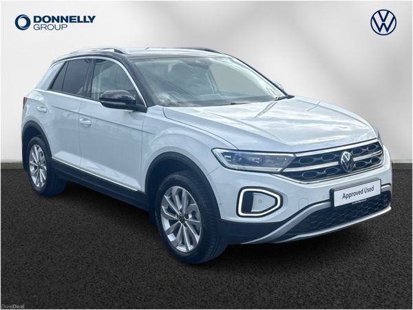 Volkswagen T-Roc Hatchback, Petrol, 2024, White
