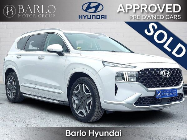 Hyundai Santa Fe SUV, Petrol Plug-in Hybrid, 2022, White