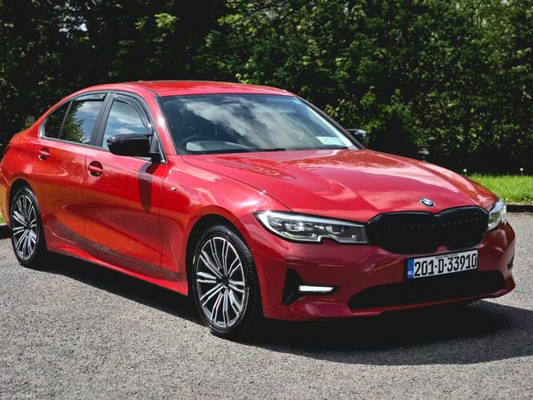 BMW 3-Series Saloon, Petrol Plug-in Hybrid, 2020, Red