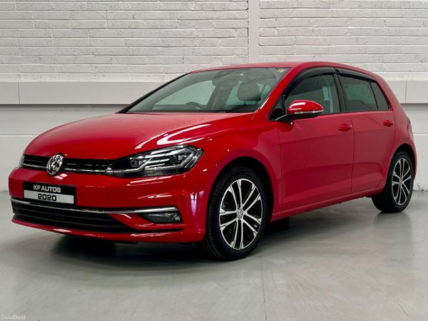 Volkswagen Golf Hatchback, Petrol, 2020, Red
