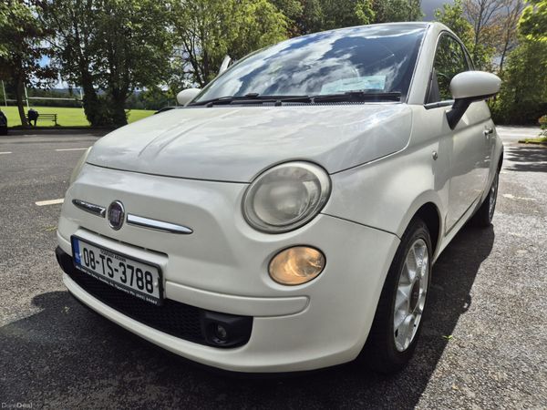 Fiat 500 Hatchback, Petrol, 2008, White