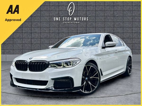BMW 5-Series Saloon, Diesel, 2019, White