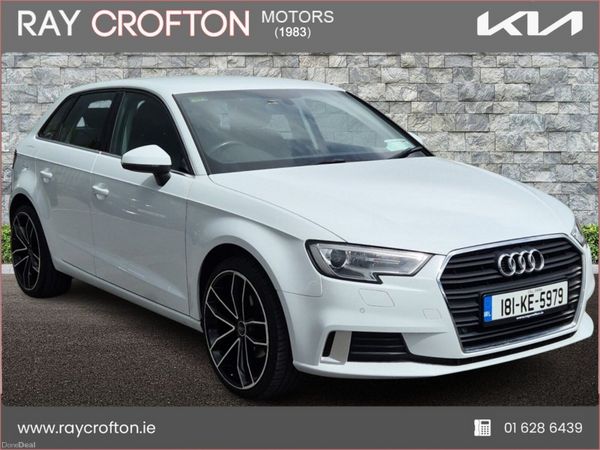 Audi A3 Hatchback, Diesel, 2018, White