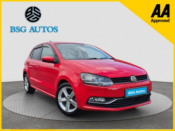 Volkswagen Polo Hatchback, Petrol, 2017, Red