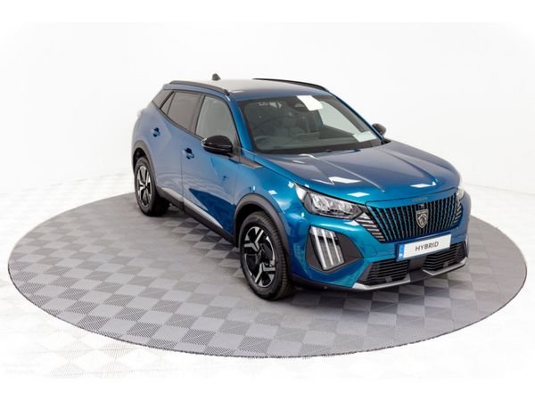 Peugeot 2008 SUV, Petrol Hybrid, 2026, Blue