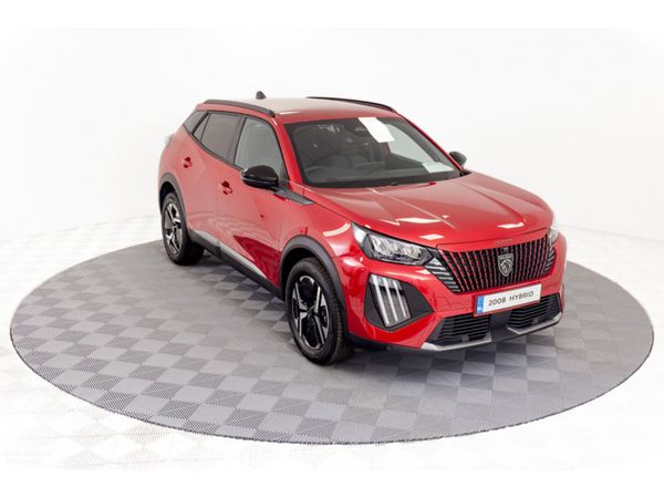 Peugeot 2008 SUV, Petrol Hybrid, 2026, Red