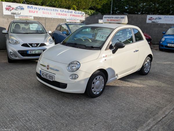 Fiat 500 Hatchback, Petrol, 2015, Blue