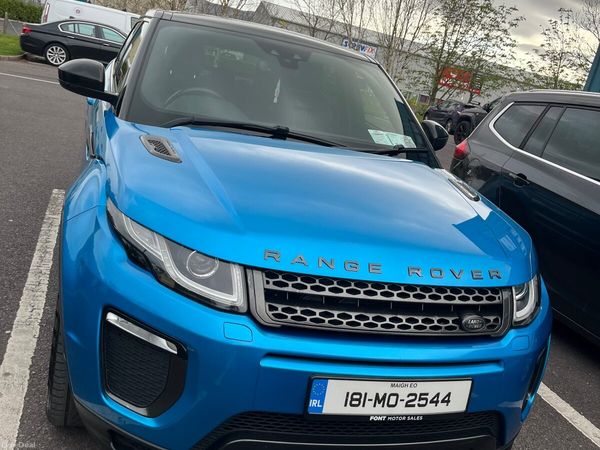 Land Rover Range Rover Evoque SUV, Diesel, 2018, Blue