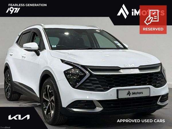 Kia Sportage SUV, Diesel Hybrid, 2023, White