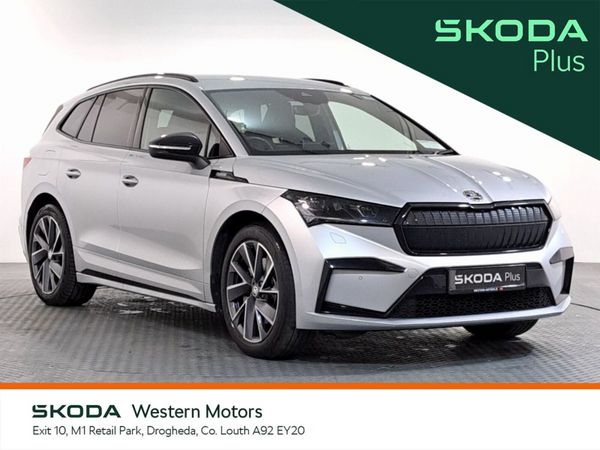 Skoda Enyaq SUV, Electric, 2024, Silver