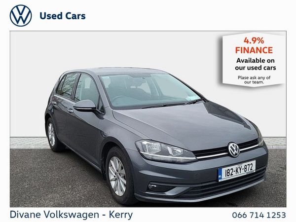 Volkswagen Golf Hatchback, Diesel, 2018, Grey