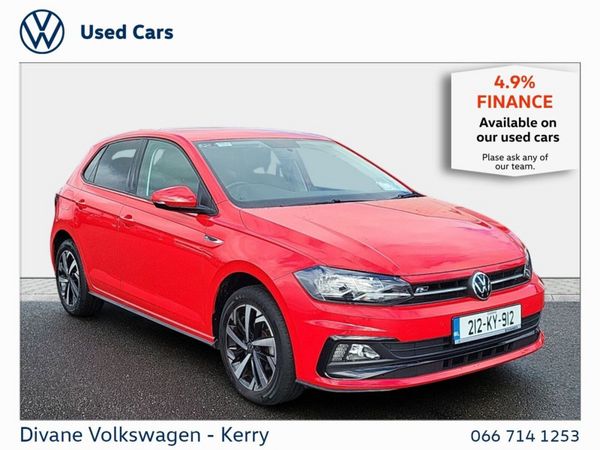 Volkswagen Polo Hatchback, Petrol, 2021, Red