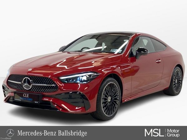 Mercedes-Benz CLE Coupe, Petrol, 2026, Red