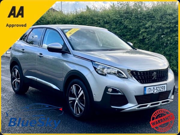 Peugeot 3008 SUV, Petrol, 2017, Grey