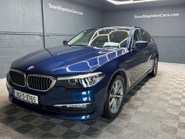 BMW 5-Series Saloon, Diesel, 2018, Blue