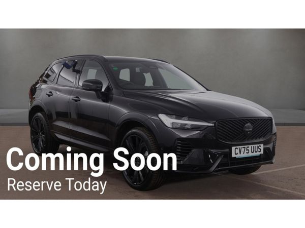 Volvo XC60 SUV, Petrol Plug-in Hybrid, 2025, Black