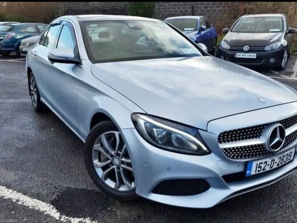 Mercedes-Benz C-Class Saloon, Petrol Plug-in Hybrid, 2015, Silver