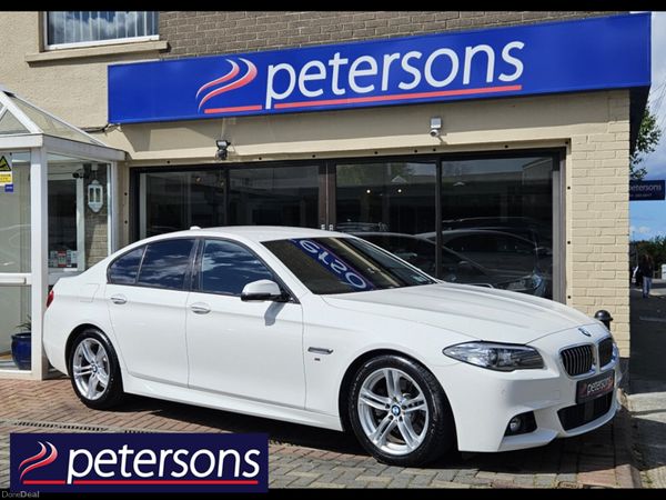BMW 5-Series Saloon, Diesel, 2015, White