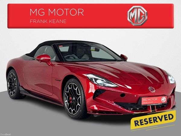 MG Cyberster Convertible, Electric, 2025, Red