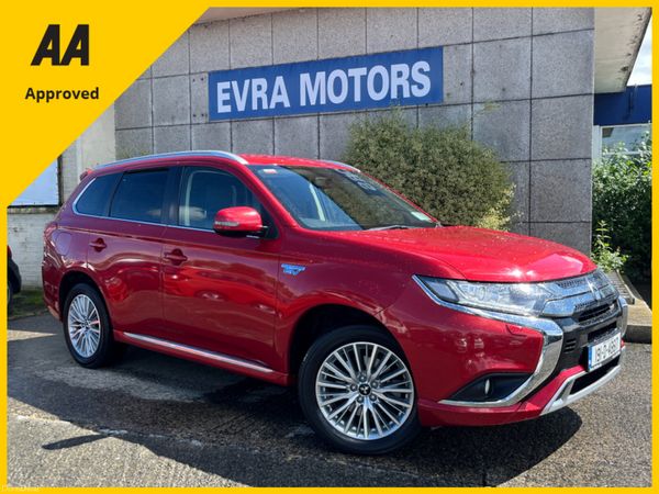 Mitsubishi Outlander SUV, Petrol Plug-in Hybrid, 2019, Red