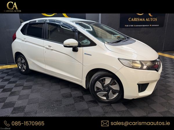 Honda Fit Hatchback, Petrol Hybrid, 2014, White