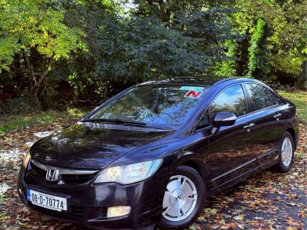 Honda Civic Saloon, Petrol Hybrid, 2008, Black