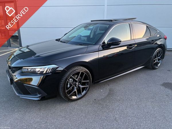 Honda Civic Hatchback, Petrol Hybrid, 2024, Black