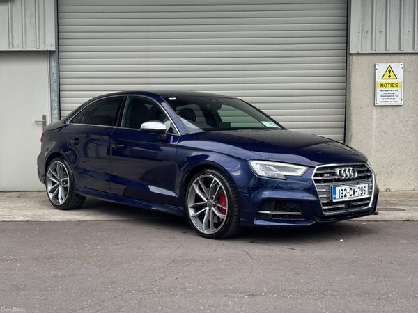 Audi S3 Saloon, Petrol, 2018, Blue