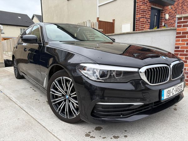 BMW 5-Series Saloon, Petrol Plug-in Hybrid, 2019, Black