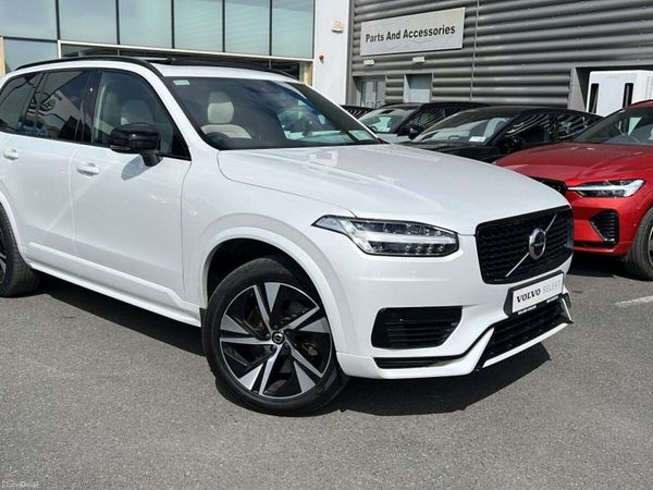 Volvo XC90 SUV, Petrol Plug-in Hybrid, 2022, White