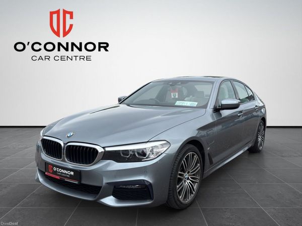 BMW 5-Series Saloon, Petrol Plug-in Hybrid, 2018, Blue