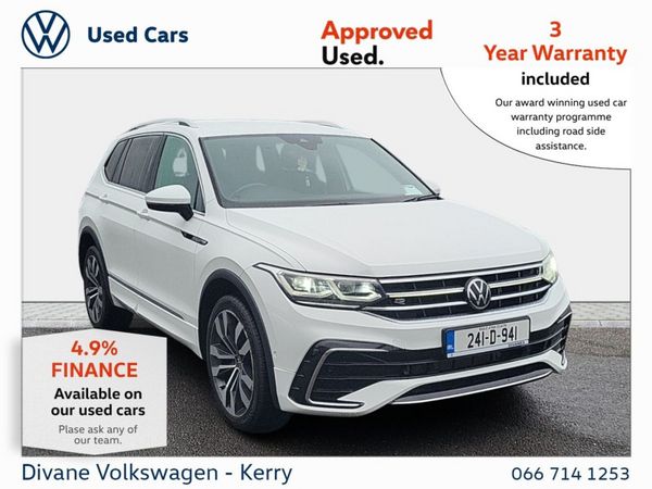 Volkswagen Tiguan Allspace SUV, Diesel, 2024, White
