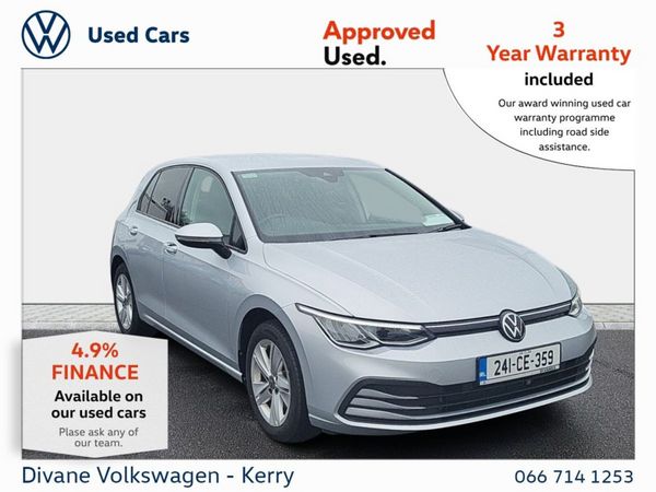 Volkswagen Golf Hatchback, Petrol, 2024, Silver