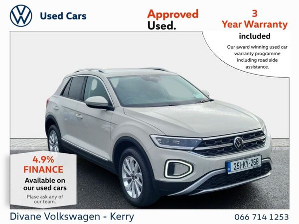Volkswagen T-Roc SUV, Petrol, 2025, Grey