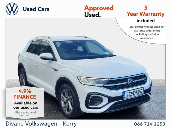 Volkswagen T-Roc SUV, Diesel, 2023, White