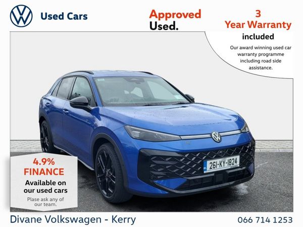 Volkswagen T-Roc SUV, Petrol Hybrid, 2026, Blue